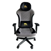 Black Bull Gaming Chair With Molded Headrest Up & Down - Fabric - Dark Gray/Black